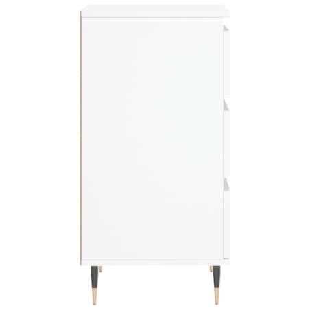 vidaXL Komoda, biała, 40x35x70 cm, materiał drewnopochodny