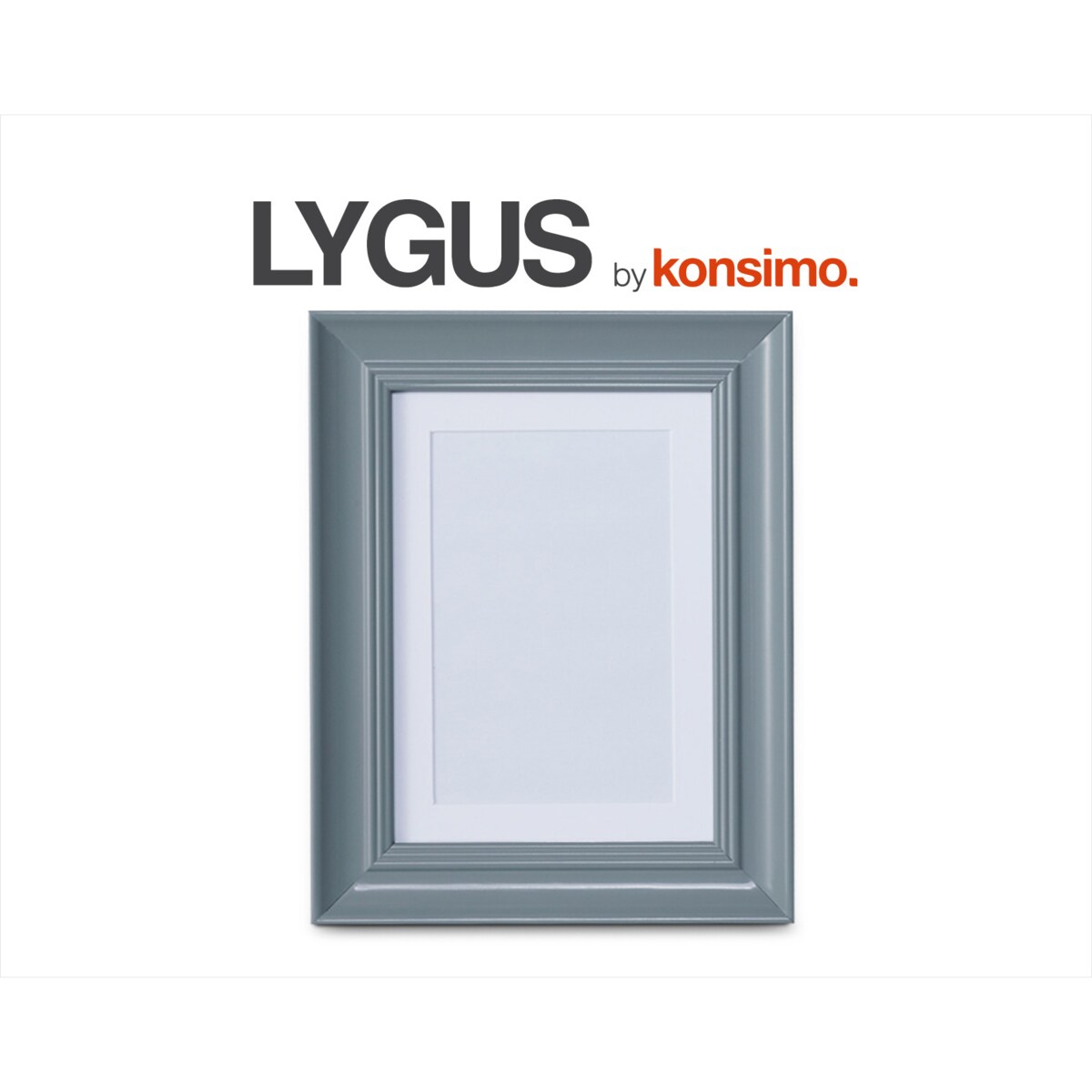 Konsimo LYGUS Ramka, szary
