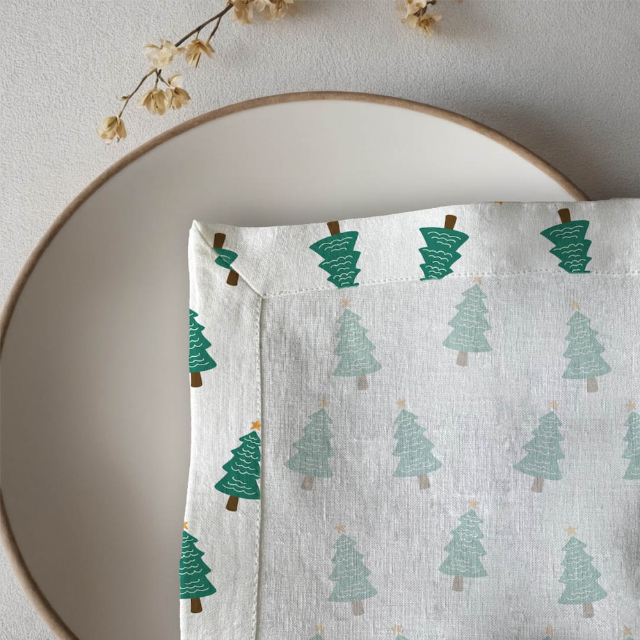 Serwetki świąteczne - Choinki (2 szt.)