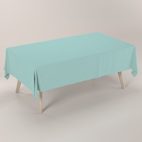 Obrus prostokątny 130 x 130 cm jasny turkus