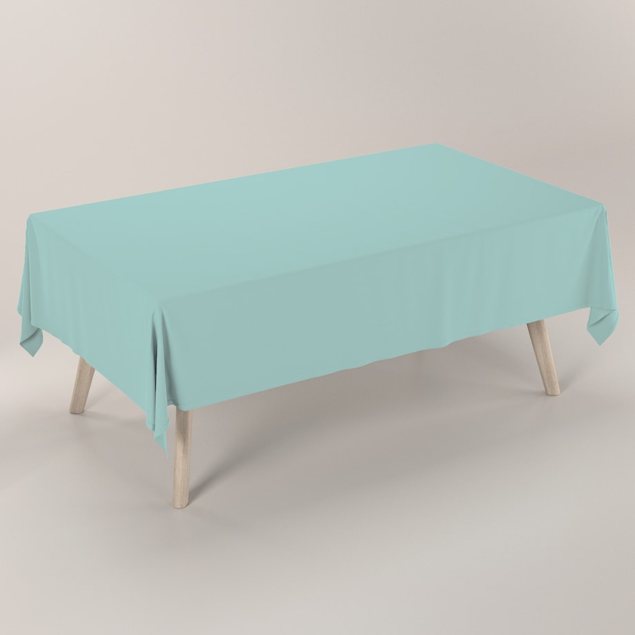 Obrus prostokątny 130 x 130 cm jasny turkus