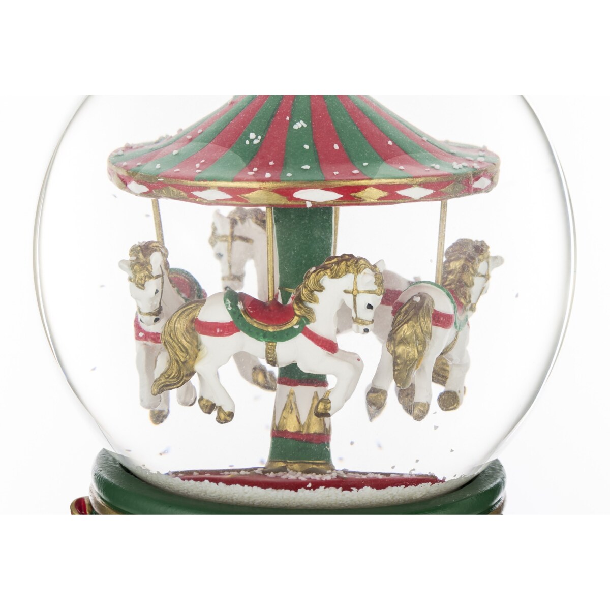 Kula śnieżna z pozytywką i karuzelą GIOSTRA 16x11,5x11,5 cm