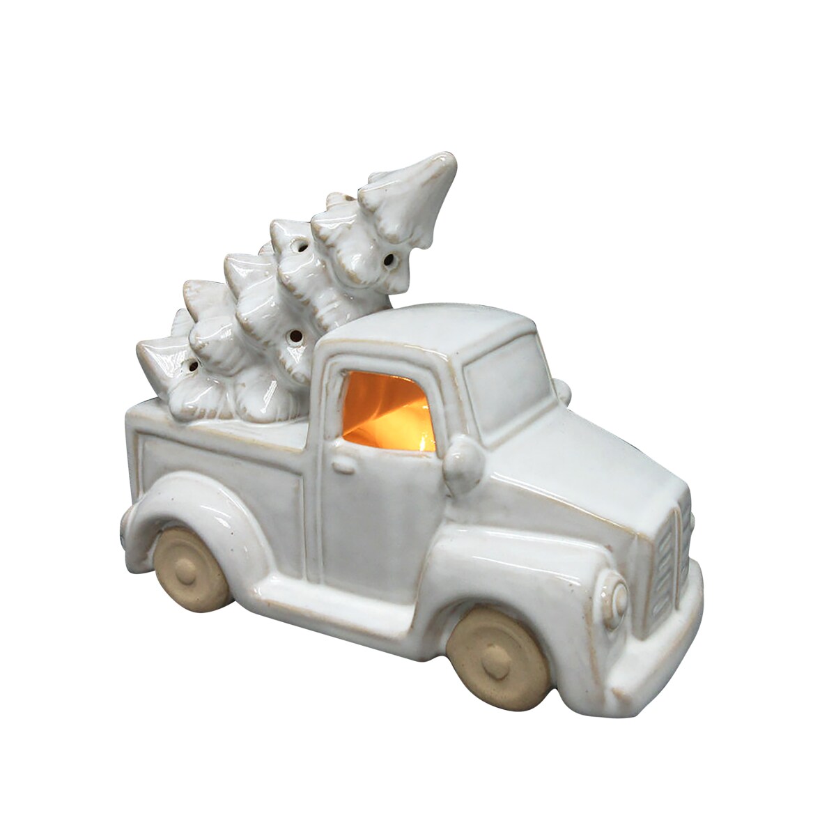 SANTA LILA Figura auto 21,7x10,3xh15,5cm