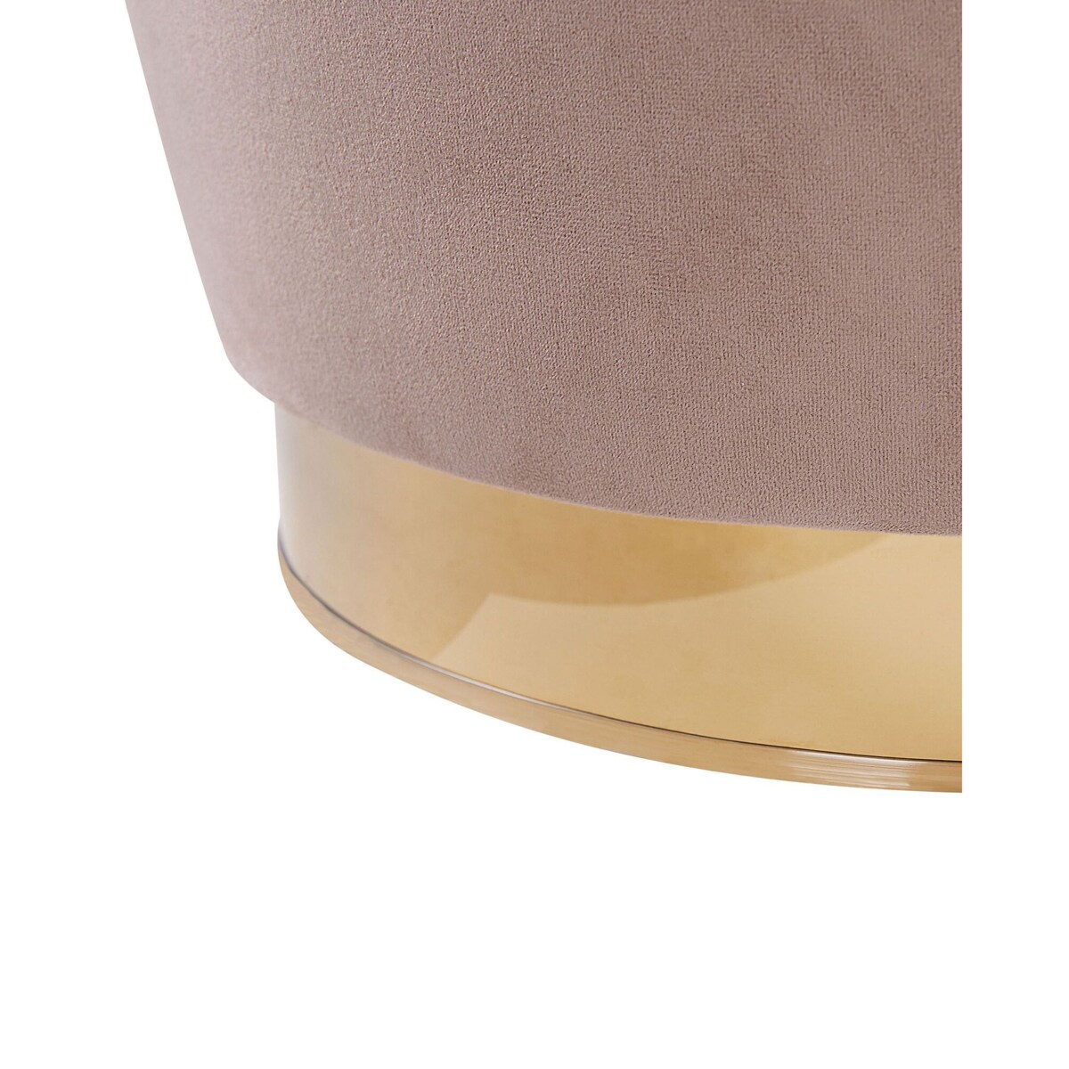 Fotel welurowy beżowy ALBY