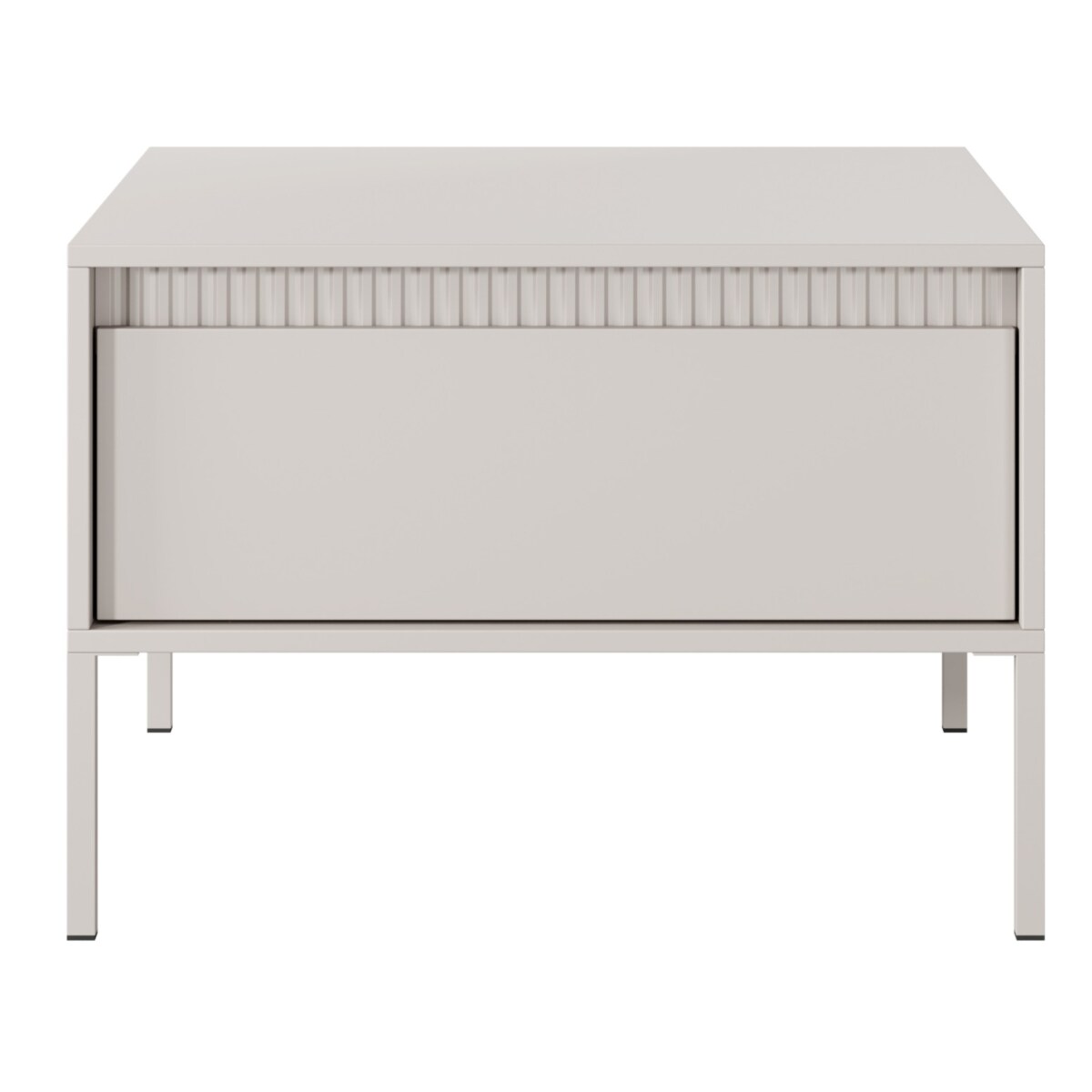 Stolik kawowy 1S ENSO beżowy na stylowych nóżkach