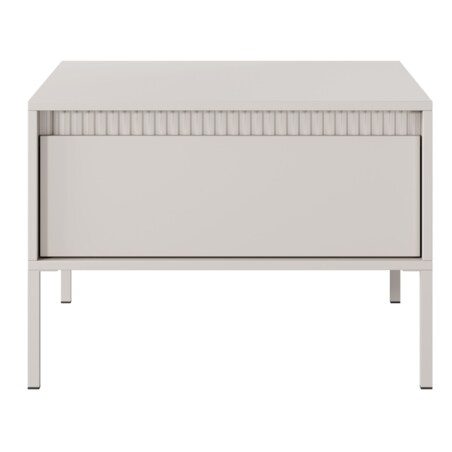 Stolik kawowy 1S ENSO beżowy na stylowych nóżkach