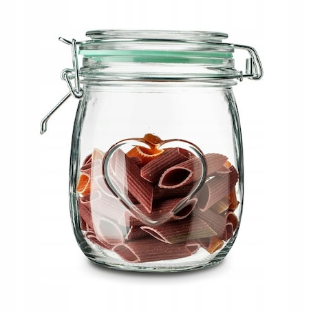 6x SŁOIK POJEMNIK 800 ml z klipsem na weki grzyby bigos jedzenie barszcz