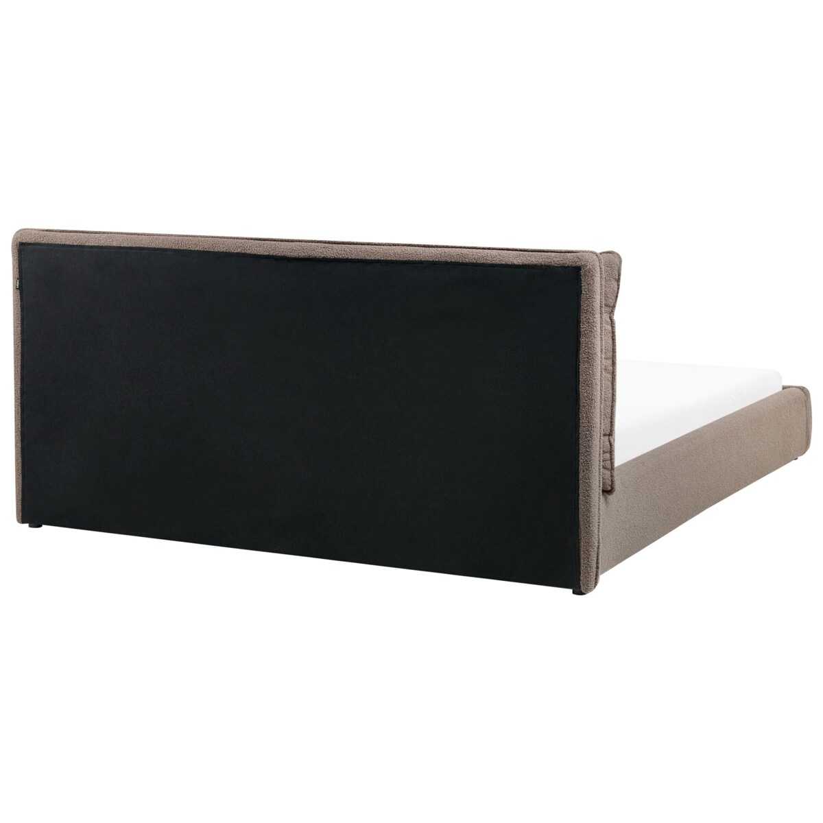 Łóżko wodne Boucle BAJONNA 180 x 200 cm Brązowy