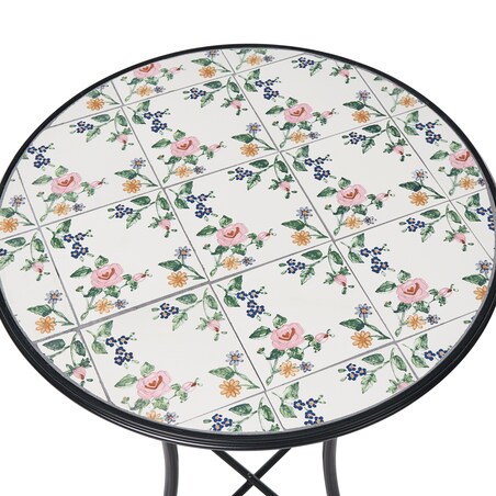 Stolik bistro COLLIO 60 cm 60 cm Metal Czarny