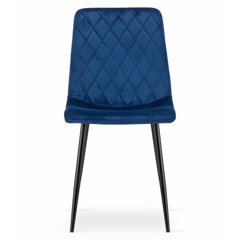 Krzesło Do Jadalni Kuchni Salonu Turin - Granat Aksamit