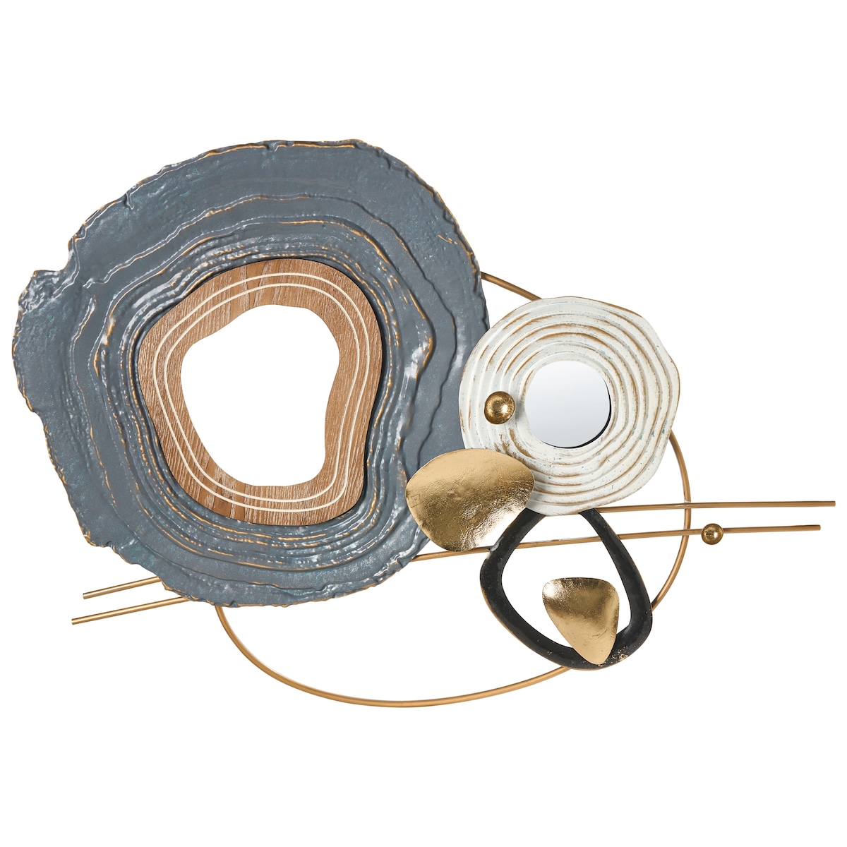 Dekoracja ścienna NEPTUNIUM 62 cm Metal Kolorowy