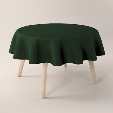 Obrus okrągły 130 x 130 cm zielony
