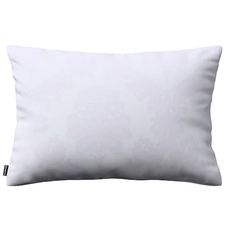 Poszewka Kinga na poduszkę prostokątną 47x28 liście akantu na białym tle