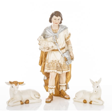 Dekoracja - szopka NATALE 9 postaci, 26x60x28 cm