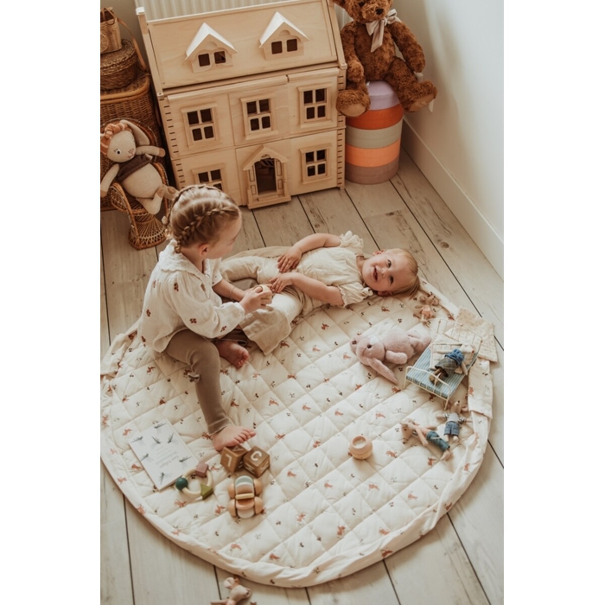 Play&Go Mata i Worek na Zabawki i Akcesoria Soft Organic Rabbit