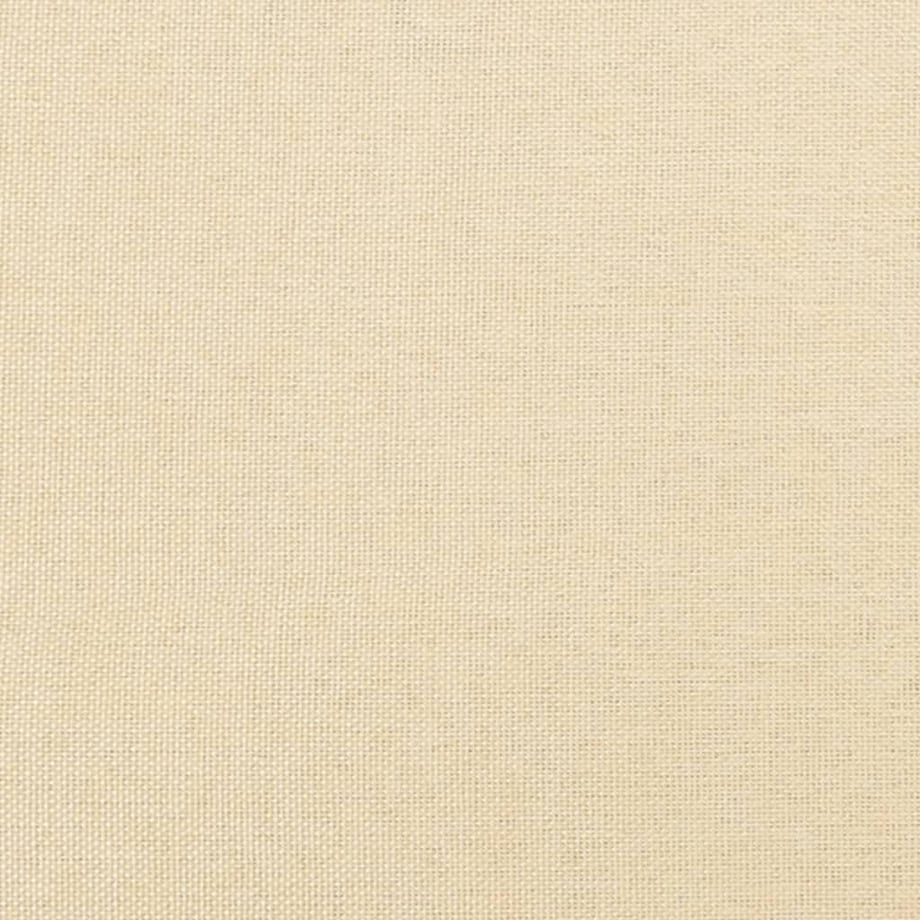 vidaXL Fotel, kremowy, obity tkaniną