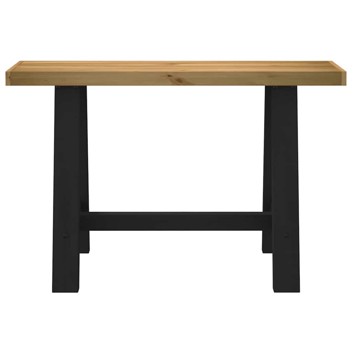 vidaXL Stolik konsolowy, NOAIN, 120x30x75 cm, lite drewno sosnowe