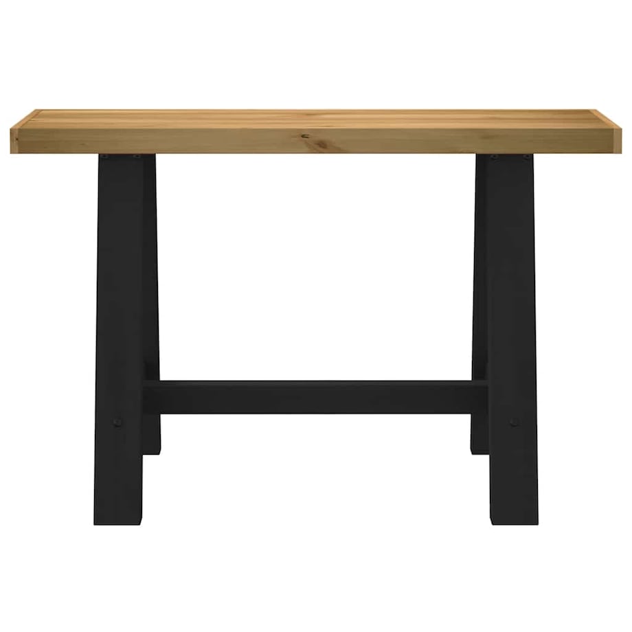 vidaXL Stolik konsolowy, NOAIN, 120x30x75 cm, lite drewno sosnowe