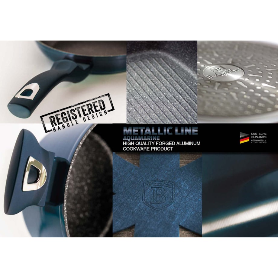 Zestaw przyborów kuchennych BerlingerHaus - Aquamarine BH-6238