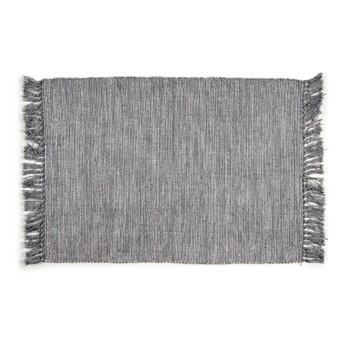 Dywan z frędzlami, 100% bawełny, 180 x 120 cm