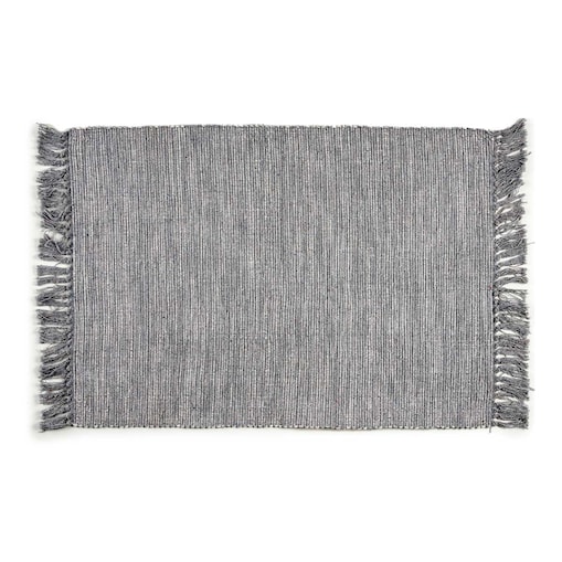 Dywan z frędzlami, 100% bawełny, 180 x 120 cm