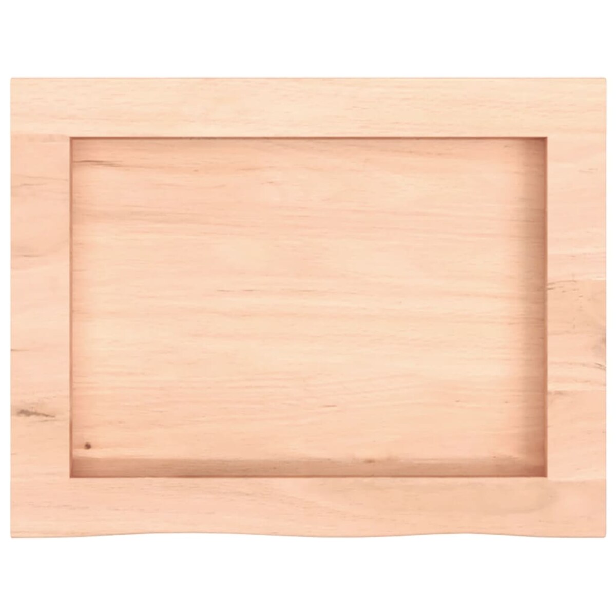 vidaXL Półka, 40x30x(2-4) cm, surowe lite drewno dębowe