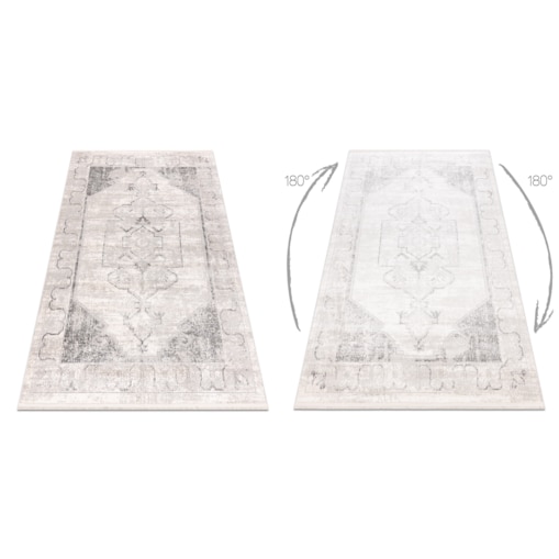 Dywan DISTIN 0107B szary / jasnoszary / 120x170 cm