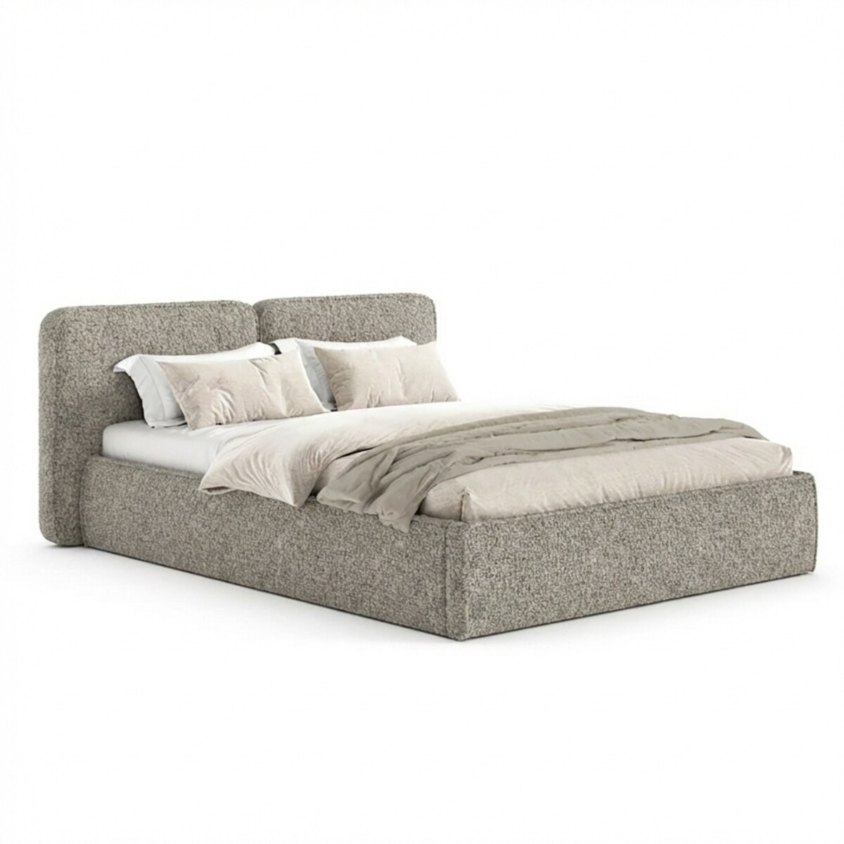 Łóżko Tapicerowane Elite 140X200 Stelaż Pojemnik Na Pościel Loop 17