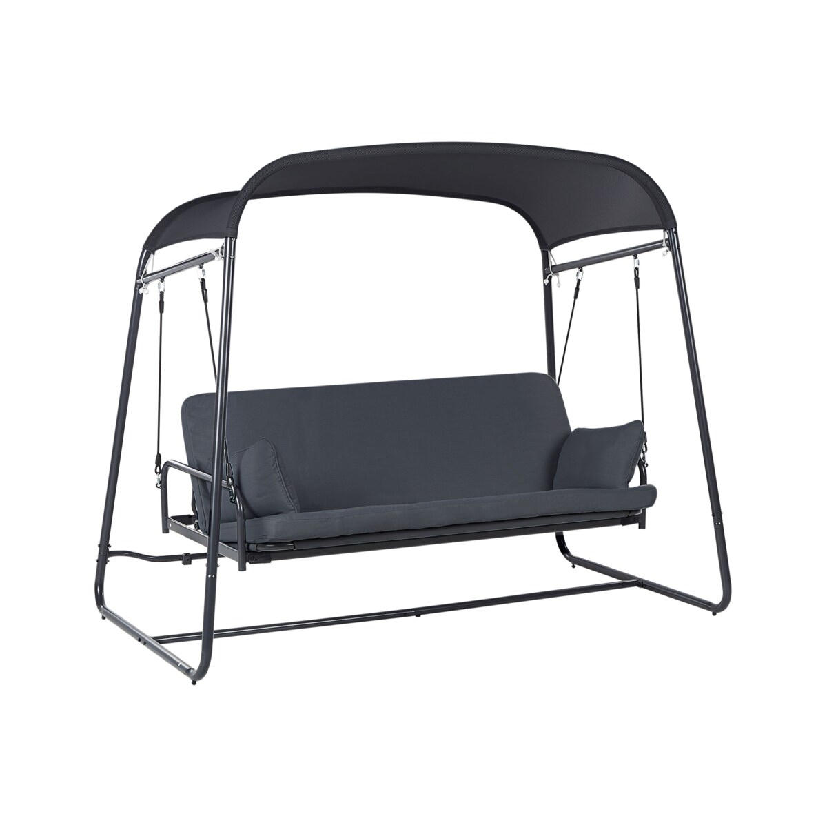 Huśtawka ogrodowa MARSCIANO Metal Ciemnoszary