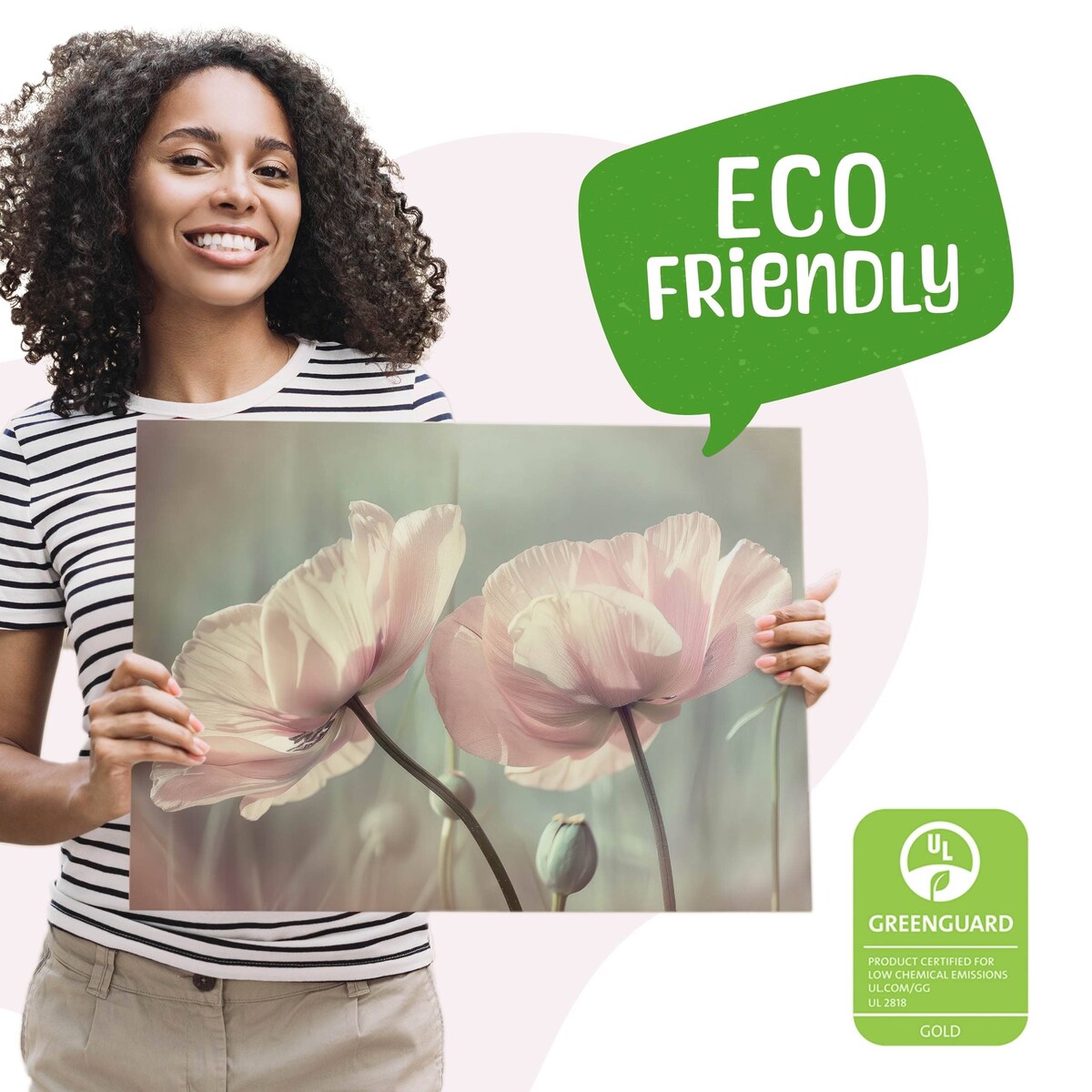 Obraz Na Płótnie Białe Tulipany Kwiaty Natura Rośliny Do Sypialni 70x50cm