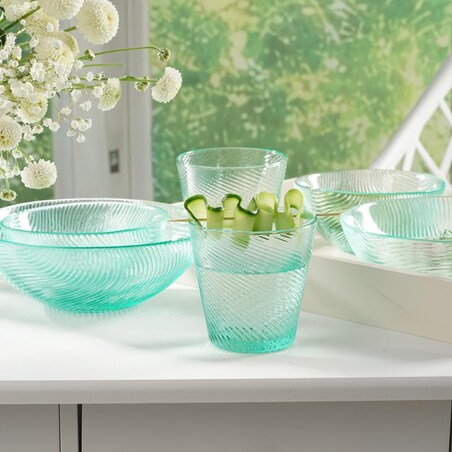 VILLA ITALIA Szklanka morska 280 ml TWIST