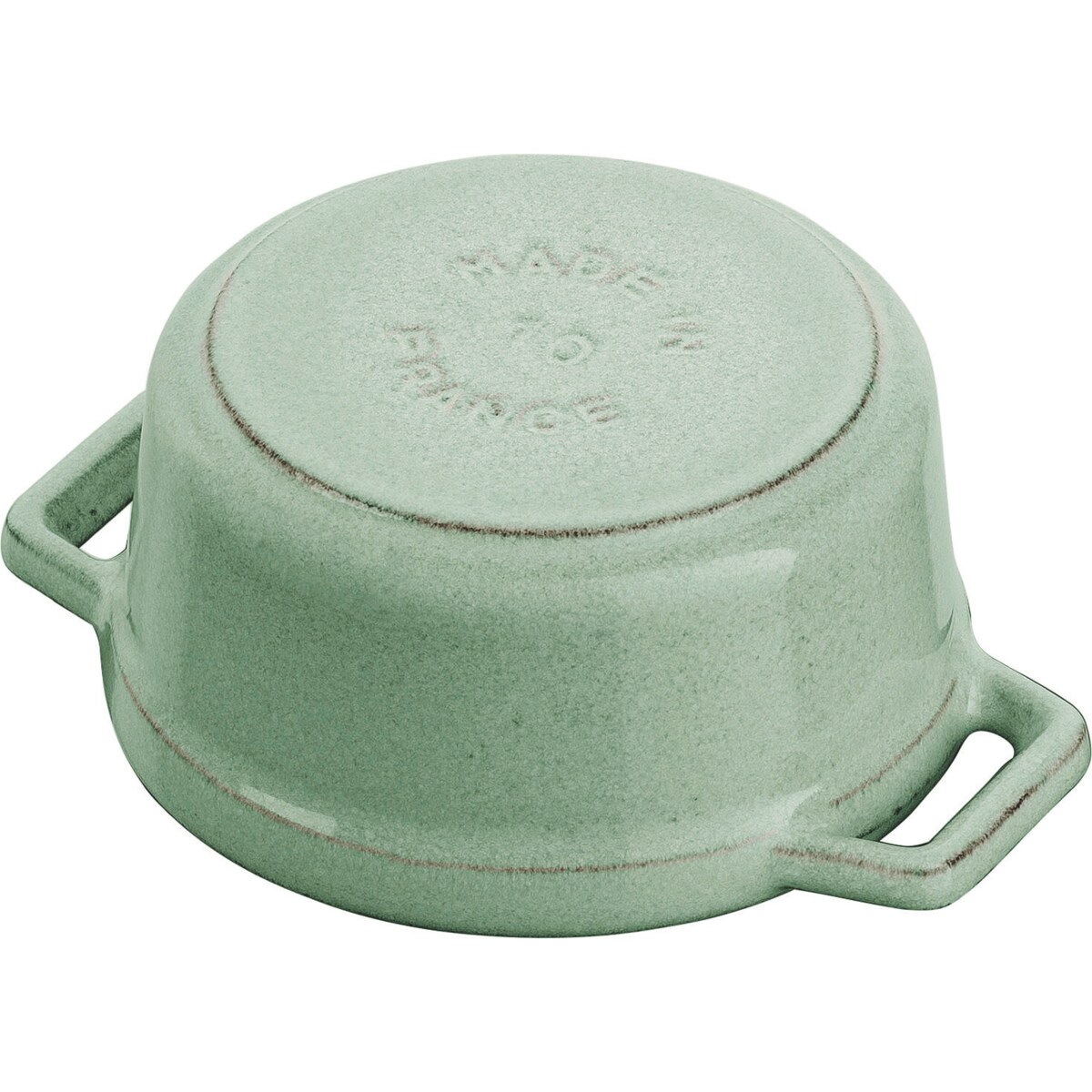 Mini garnek żeliwny okrągły Staub - 250 ml, Miętowy