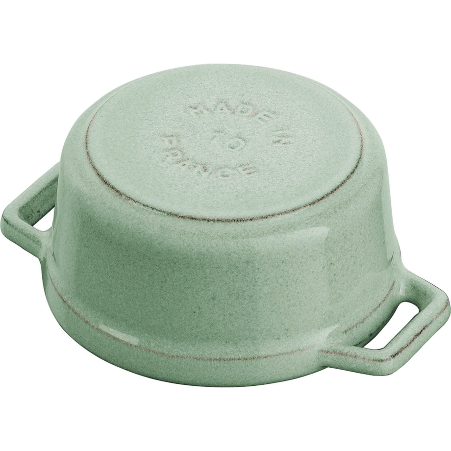 Mini garnek żeliwny okrągły Staub - 250 ml, Miętowy