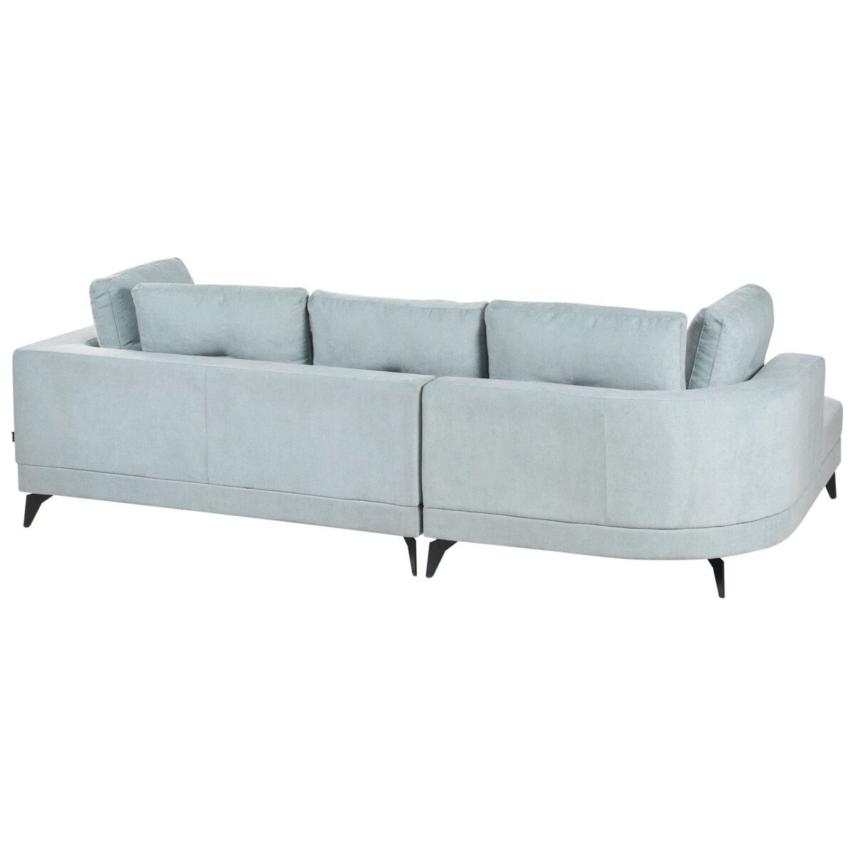 Narożnik dla 3 osób MARUM Szenil Błękitny Prawostronny