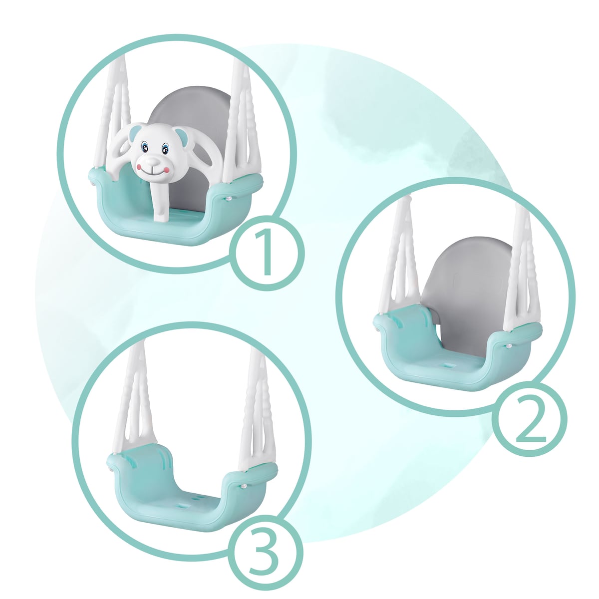 Huśtawka dla dzieci ogrodowa domowa kubełkowa Ricokids