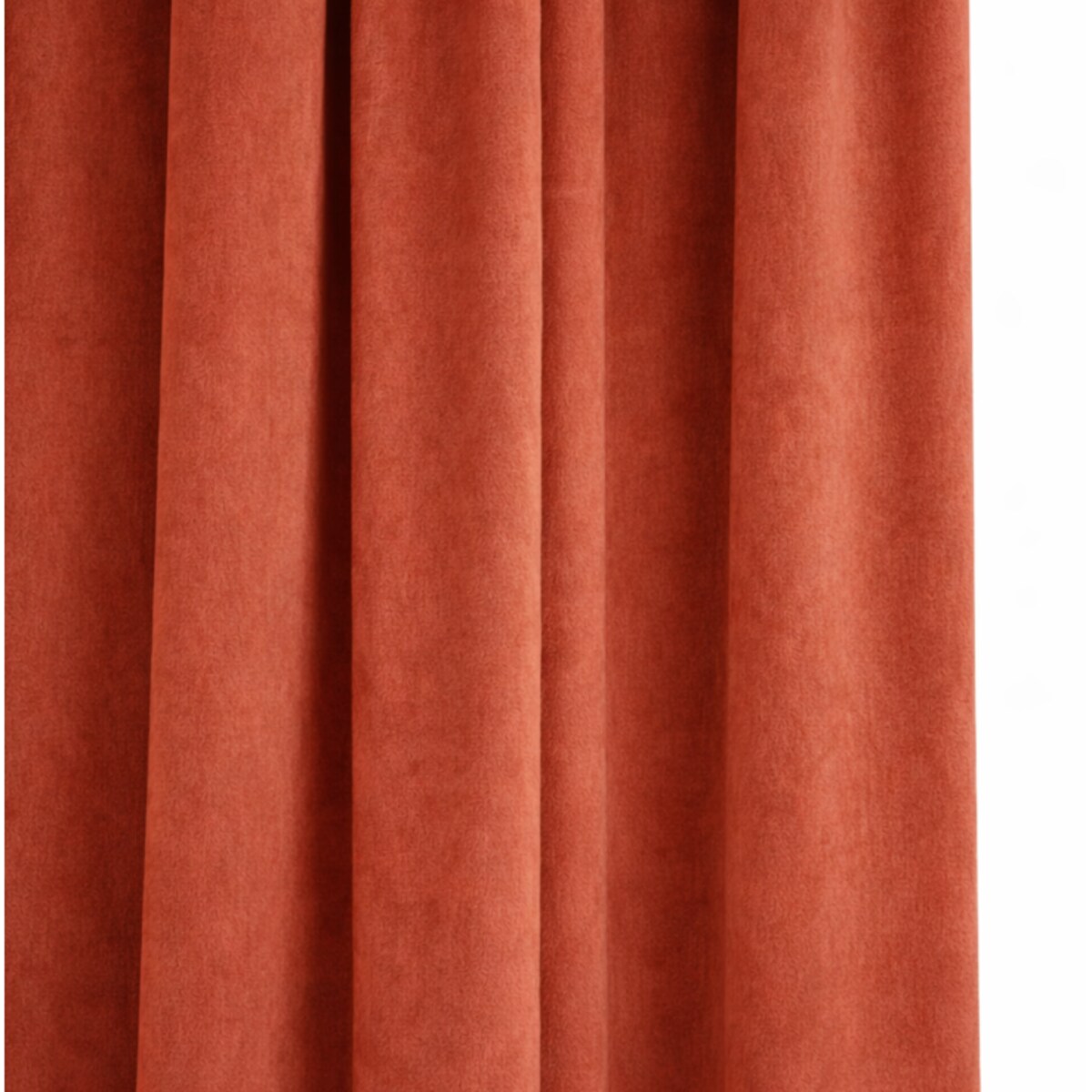 Zasłona welurowa Werona w kolorze terakota 250 cm
