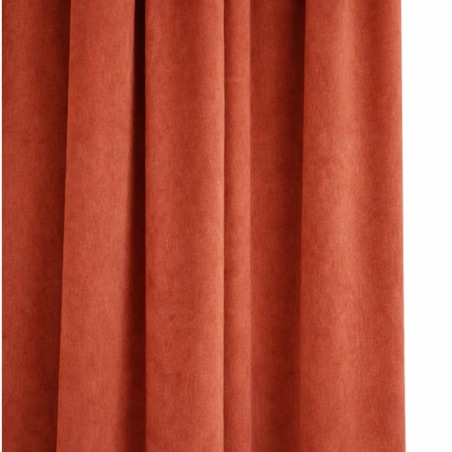 Zasłona welurowa Werona w kolorze terakota 250 cm