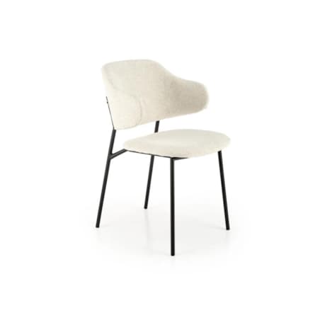 Krzesło tapicerowane K497 kremowe
