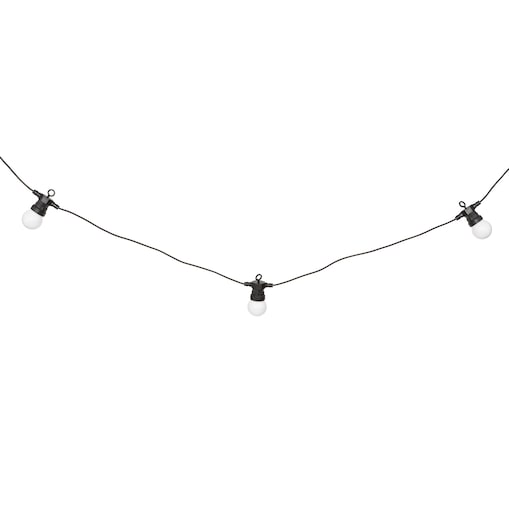 Girlanda solarna LED, SOA, 10 żarówek, 8 m