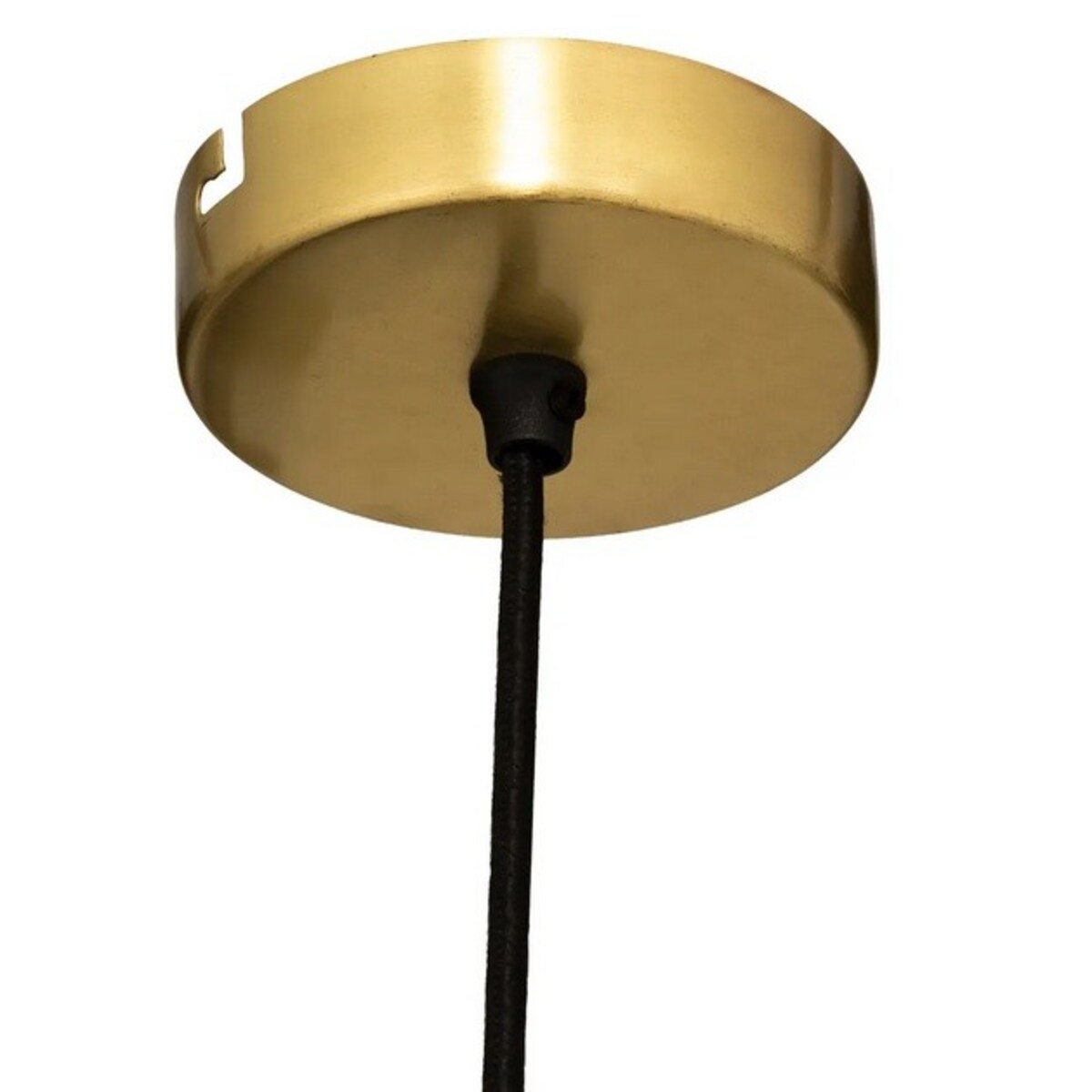 Lampa wisząca młotkowane złoto Loran 80 cm