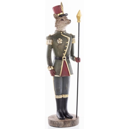 Figurka Lis w mundurze 35x9 cm