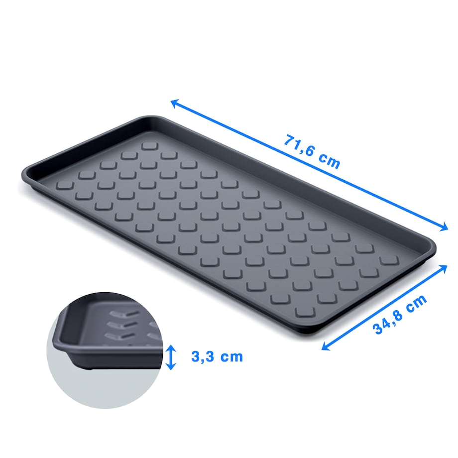 Ociekacz Na Buty 71,6X34,8 Cm Pod Obuwie Podkładka Osuszacz Mata Ochronna