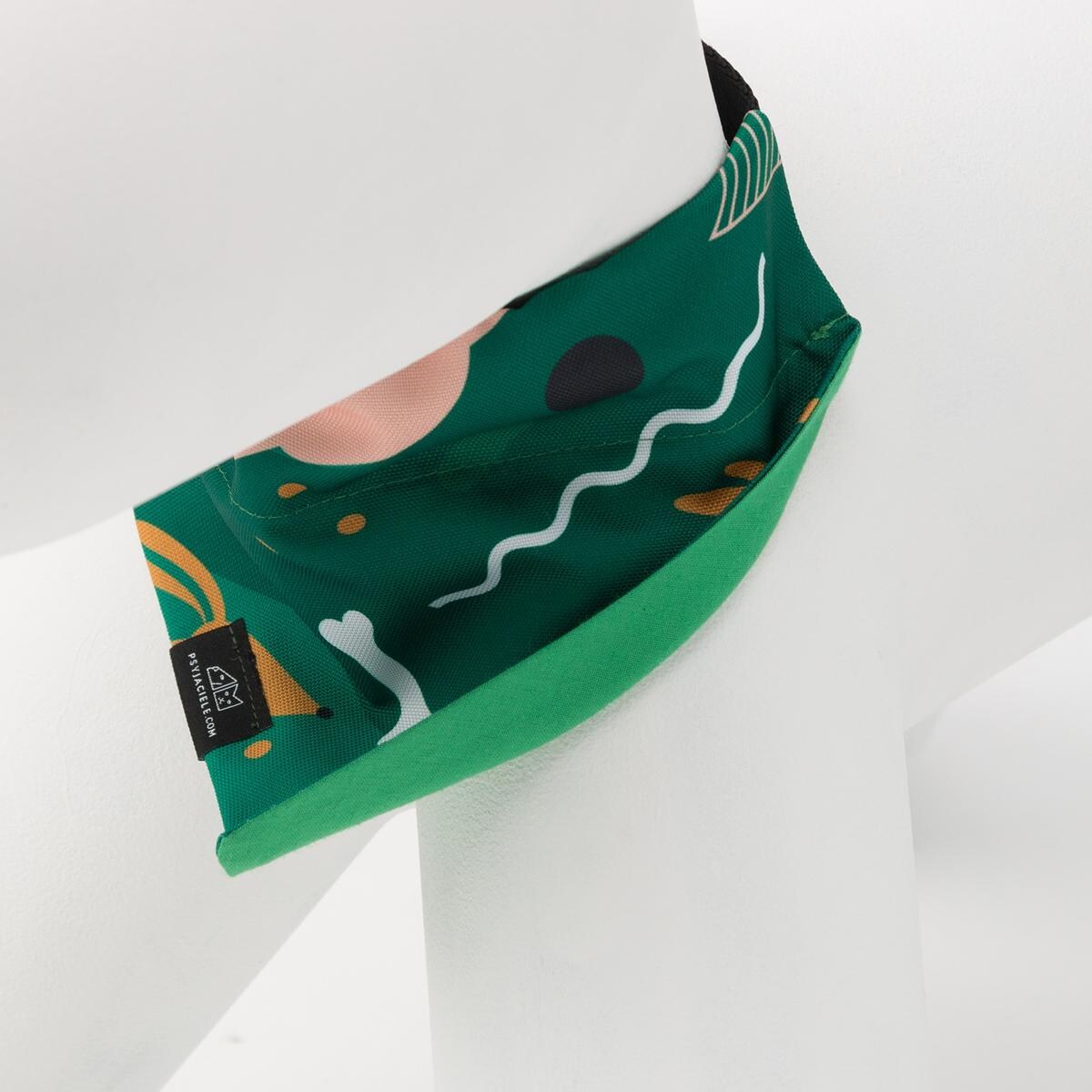 Bandanka "Psy na jawie" na obrożę - Rozmiar: S