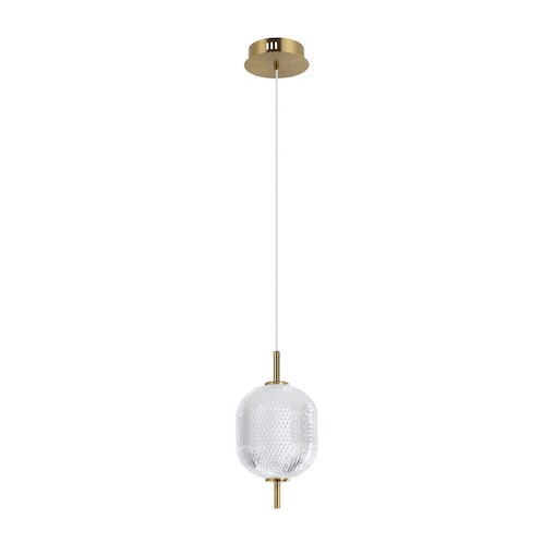 Lampa wisząca LED Italux CORADO 8W 3000K złota 830 lm PND-81438-1A-GD