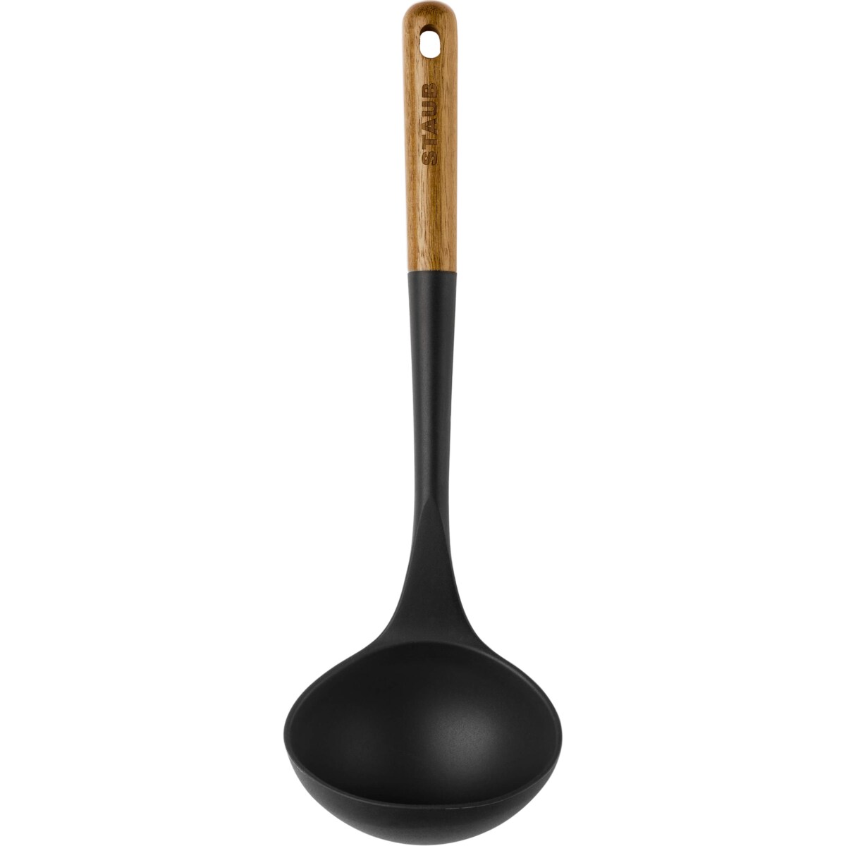 Łyżka wazowa Staub - 31 cm, Brązowo-czarny