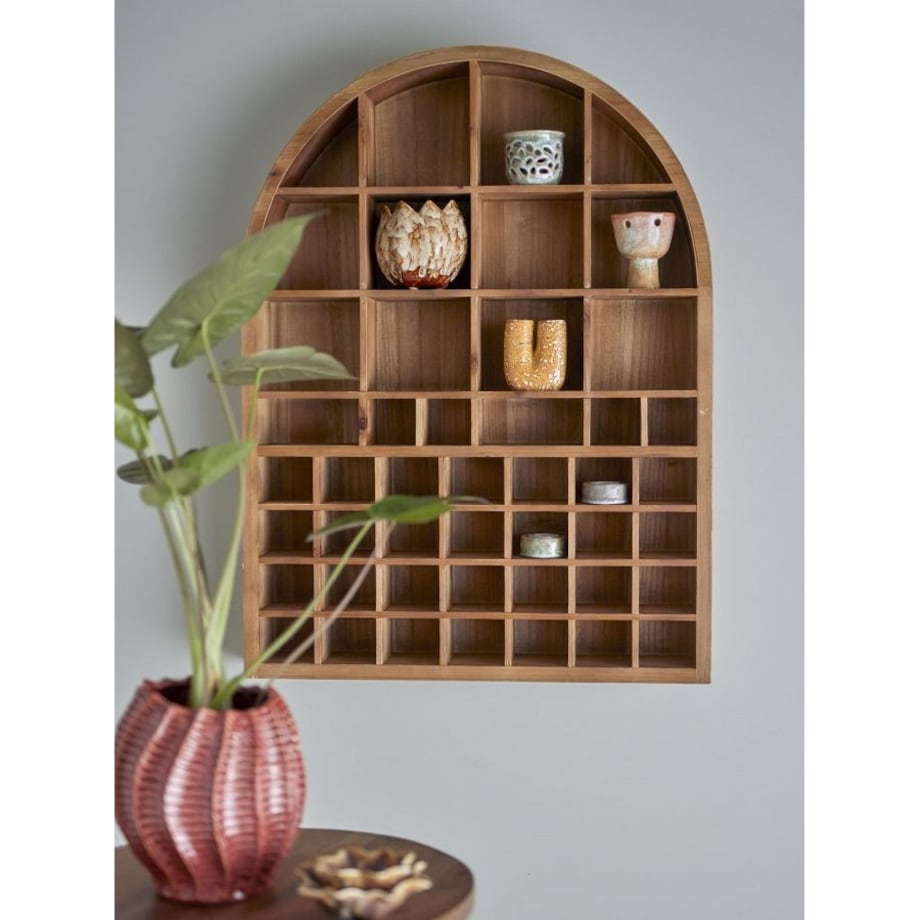 Regał drewniany GAELICO 80x60x10 cm