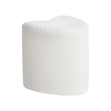 Puf SCOTIA Szenil Złamana biel 40 cm 33 cm 44 cm
