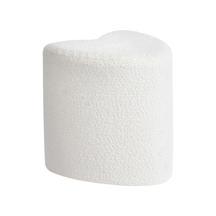 Puf SCOTIA Szenil Złamana biel 40 cm 33 cm 44 cm