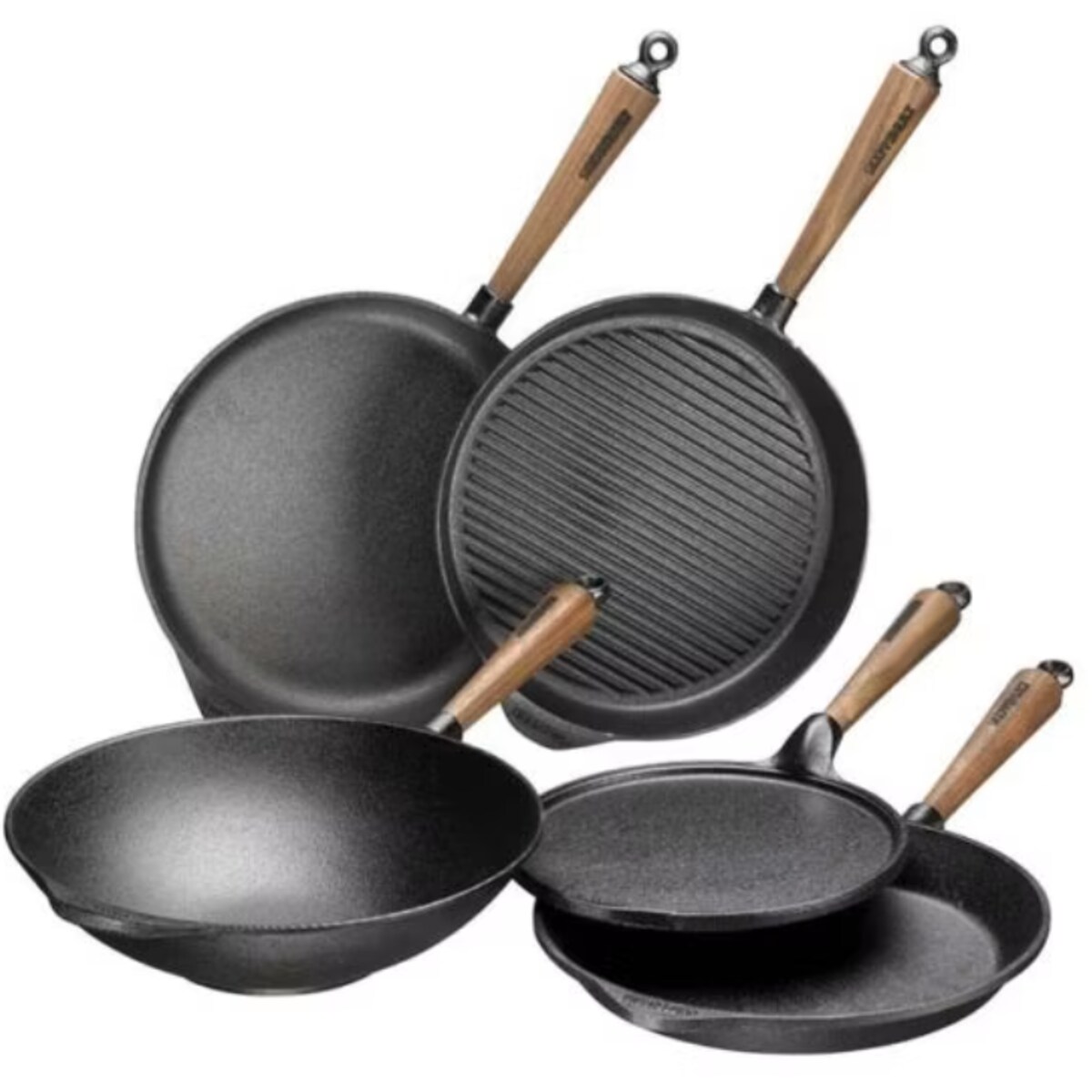 Żeliwna patelnia głęboka WALNUT, 28.6 cm, Skeppshult