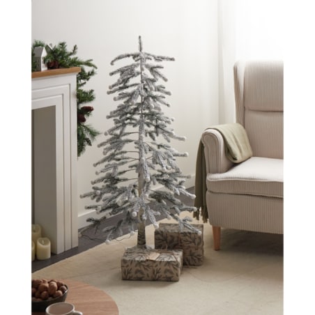 Dekoracja ogrodowa LED HASSLAN Choinka 125 cm Biały